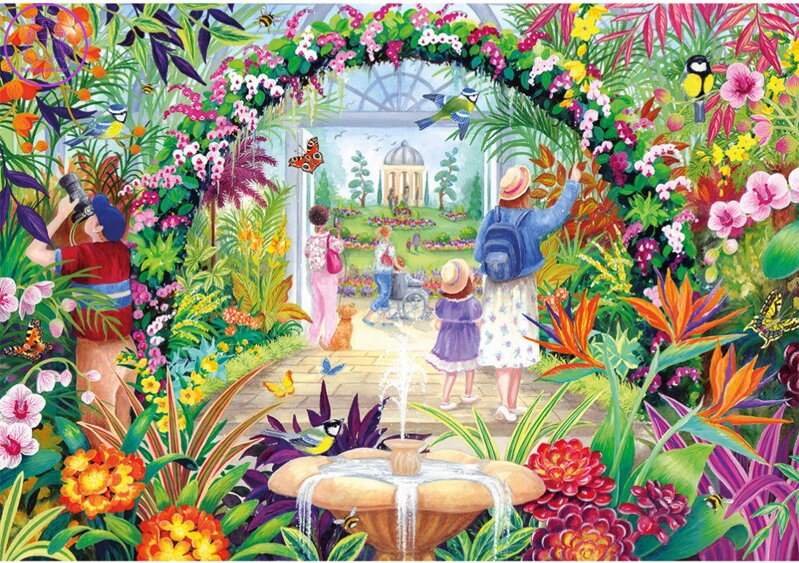 GIBSONS Puzzle Botanická zahrada 500 dílků GIBSONS Puzzle Botanická zahrada 500 dílků