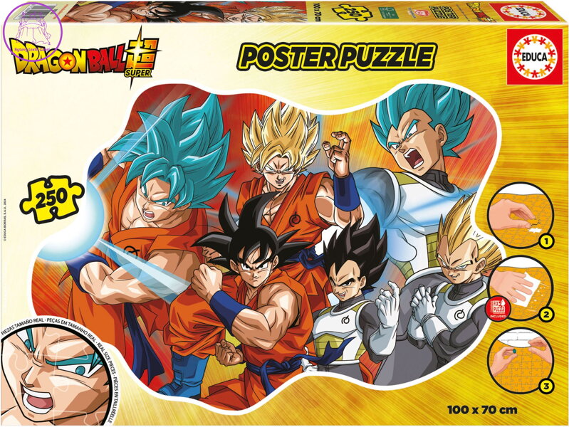 EDUCA Poster puzzle Dragon Ball 250 dílků EDUCA Poster puzzle Dragon Ball 250 dílků