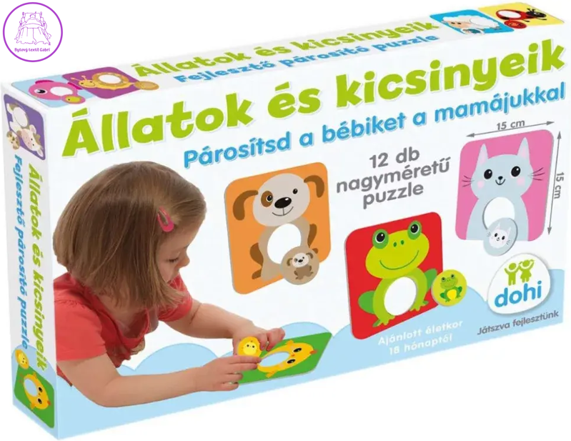 DOHÁNY Baby vkládačka Zvířata s mláďátky DOHÁNY Baby vkládačka Zvířata s mláďátky