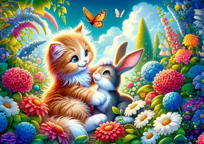 ART PUZZLE Puzzle Bráška králíček 25 dílků ART PUZZLE Puzzle Bráška králíček 25 dílků