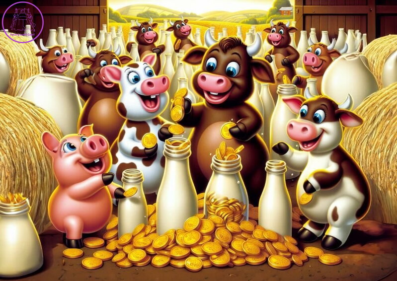 ART PUZZLE Puzzle Mléčný poklad 25 dílků ART PUZZLE Puzzle Mléčný poklad 25 dílků