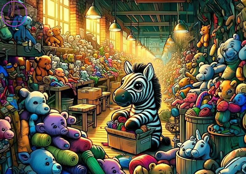 ART PUZZLE Puzzle Továrna na hračky 100 dílků