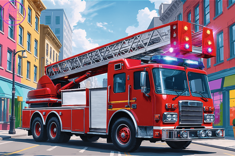 TREFL Puzzle Hasičský vůz 60 dílků TREFL Puzzle Hasičský vůz 60 dílků