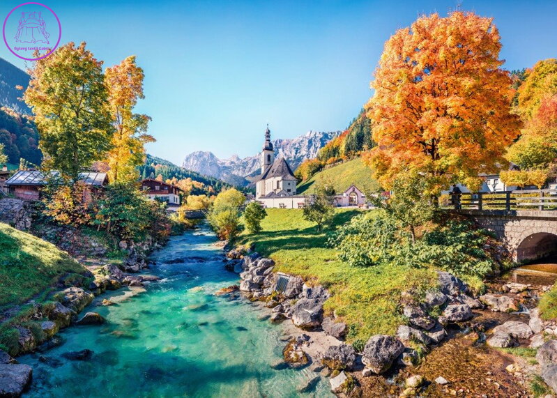 BLUEBIRD Puzzle Podzim v Ramsau 500 dílků BLUEBIRD Puzzle Podzim v Ramsau 500 dílků