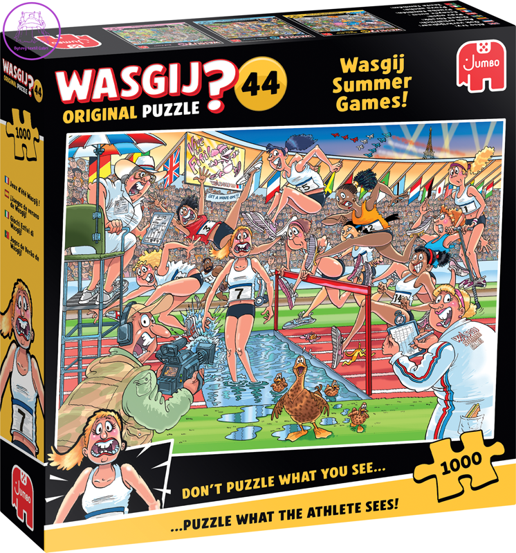 JUMBO Puzzle WASGIJ 44: Letní hry 1000 dílků JUMBO Puzzle WASGIJ 44: Letní hry 1000 dílků