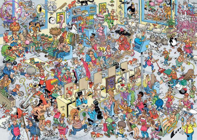 JUMBO Puzzle JvH U kadeřníka 1000 dílků JUMBO Puzzle JvH U kadeřníka 1000 dílků
