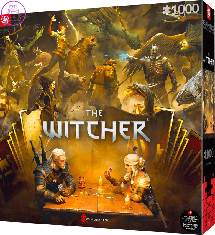 GOOD LOOT Puzzle The Witcher: Playing Gwent 1000 dílků GOOD LOOT Puzzle The Witcher: Playing Gwent 1000 dílků