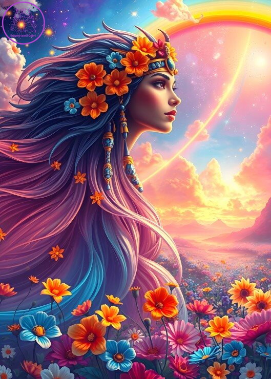 ALIPSON Puzzle Duhová dívka 500 dílků ALIPSON Puzzle Duhová dívka 500 dílků