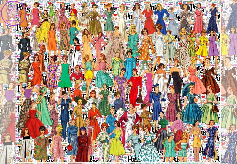 GRAFIKA Puzzle Módní vzpomínky 1000 dílků GRAFIKA Puzzle Módní vzpomínky 1000 dílků