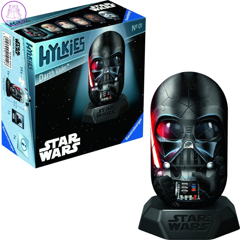 RAVENSBURGER 3D puzzle Hylkies: Star Wars: Darth Vader 54 dílků