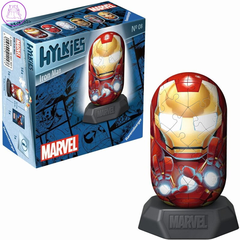 RAVENSBURGER 3D puzzle Hylkies: Marvel: Ironman 54 dílků
