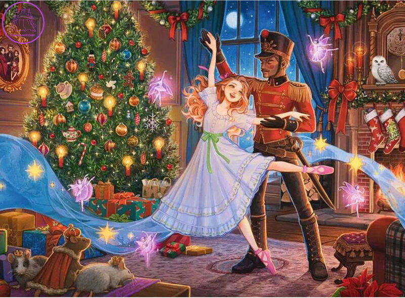 RAVENSBURGER Puzzle Louskáček a baletka XXL 200 dílků RAVENSBURGER Puzzle Louskáček a baletka XXL 200 dílků