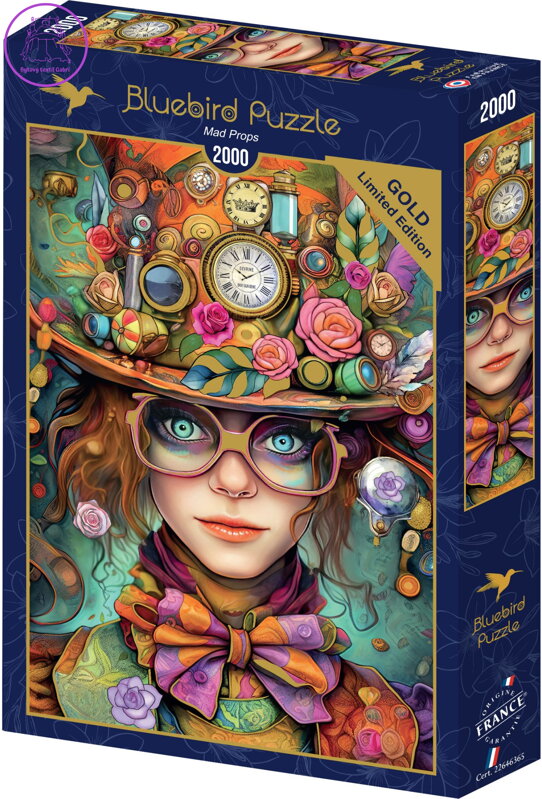 BLUEBIRD Puzzle Gold Edition (zlatá edice) Bláznivý klobouk 2000 dílků