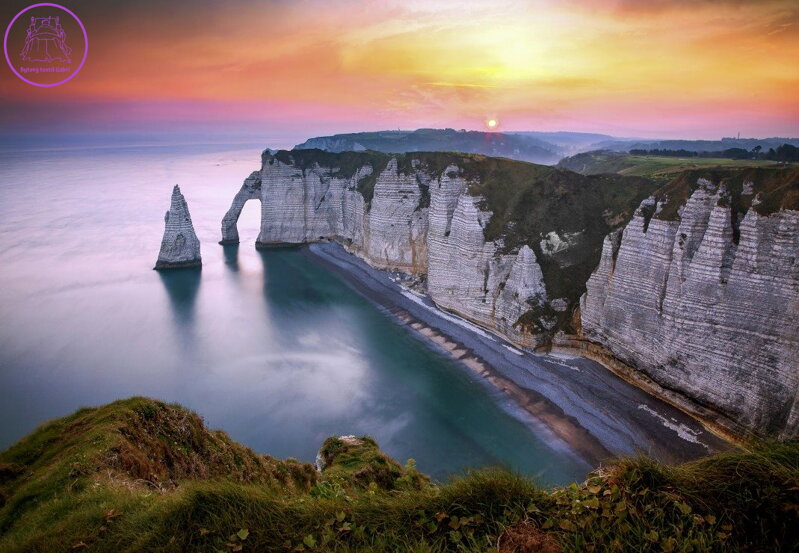 ALIPSON Puzzle Pohled na Étretat 1000 dílků