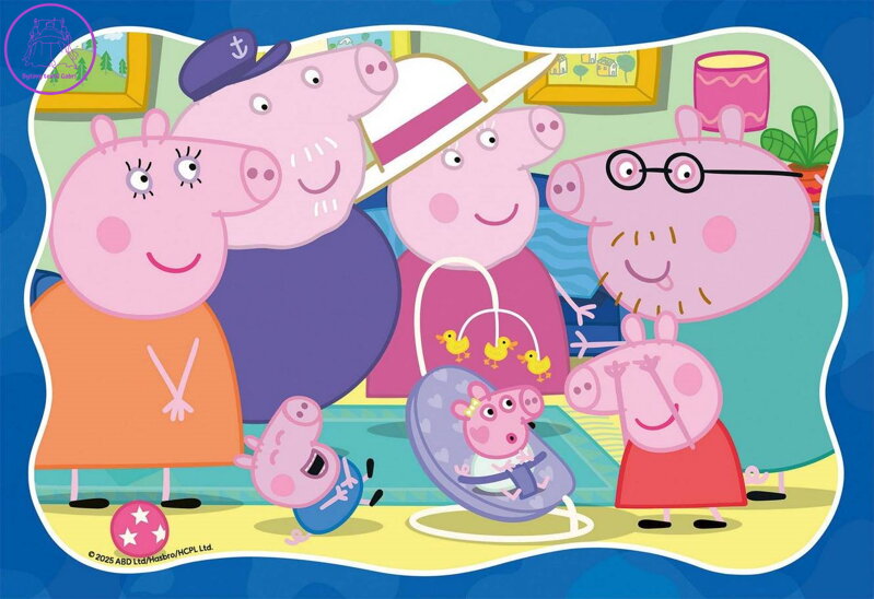 RAVENSBURGER Puzzle Prasátko Peppa 35 dílků RAVENSBURGER Puzzle Prasátko Peppa 35 dílků