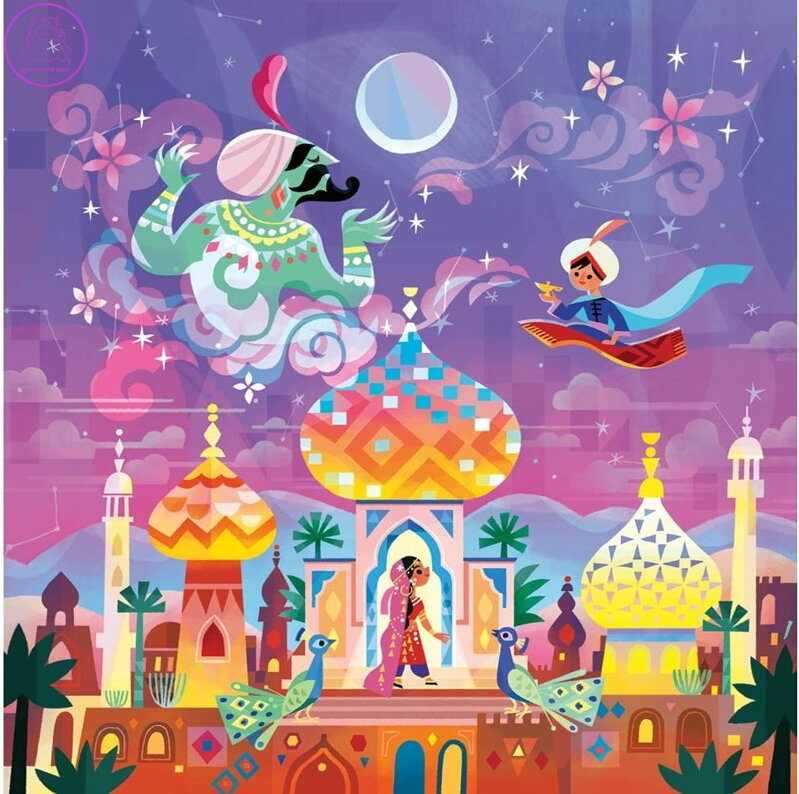 RAVENSBURGER Puzzle Aladin a kouzelná lampa 64 dílků RAVENSBURGER Puzzle Aladin a kouzelná lampa 64 dílků