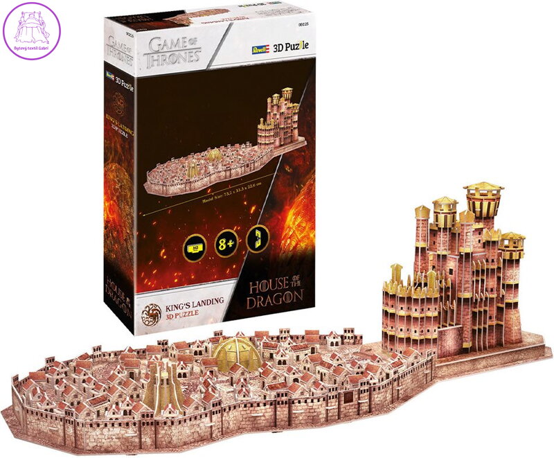 REVELL 3D puzzle House of the Dragon: King's Landing 262 dílků