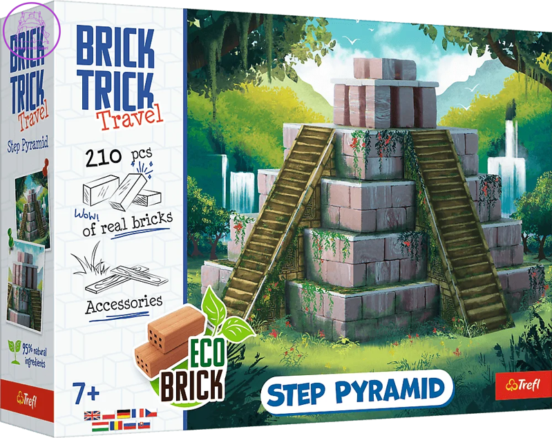 TREFL BRICK TRICK Travel: Pyramida M 210 dílů