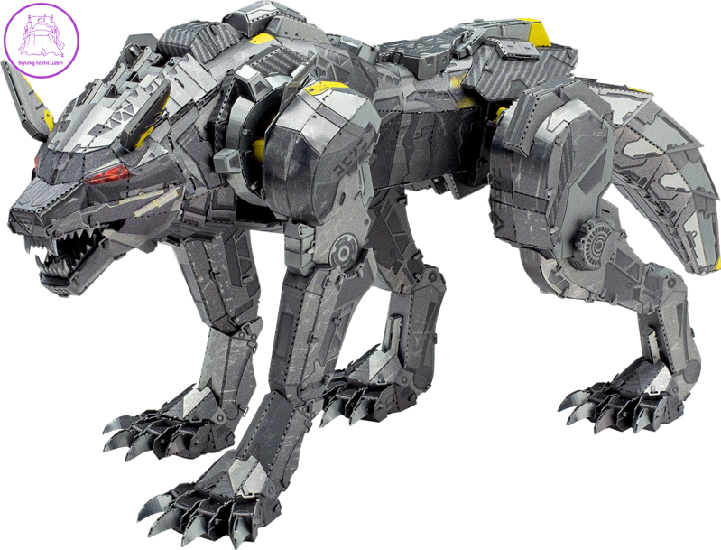 METAL EARTH 3D puzzle Premium Series: Kybernetický vlk