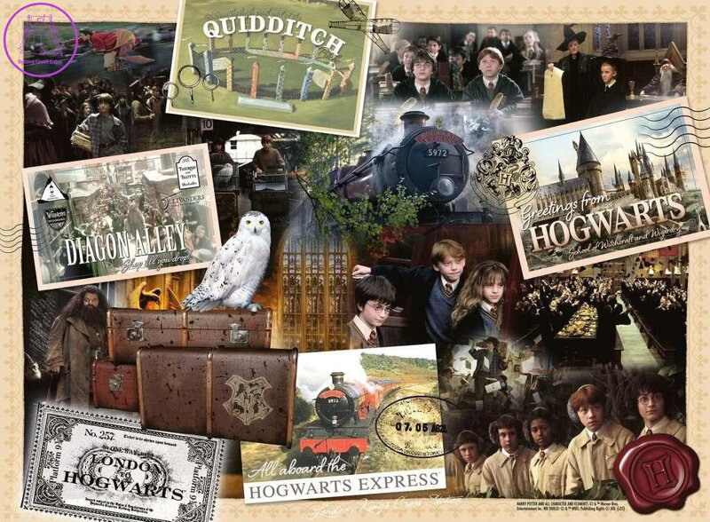 RAVENSBURGER Puzzle Harry Potter: Kouzelný svět 300 dílků RAVENSBURGER Puzzle Harry Potter: Kouzelný svět 300 dílků
