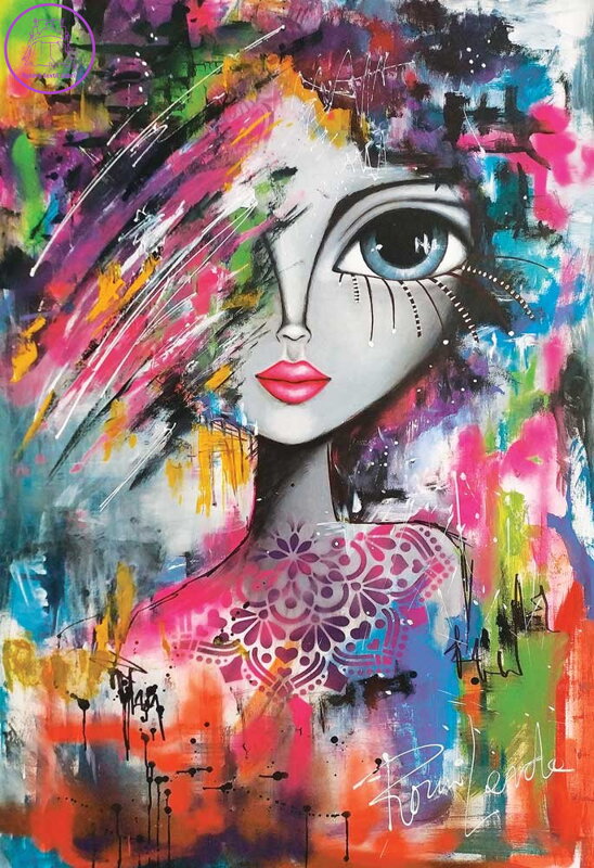 MAGNOLIA Puzzle Chaotická kráska 1000 dílků