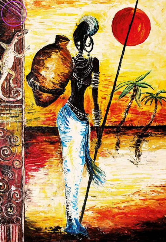 MAGNOLIA Puzzle Afričanka 1000 dílků