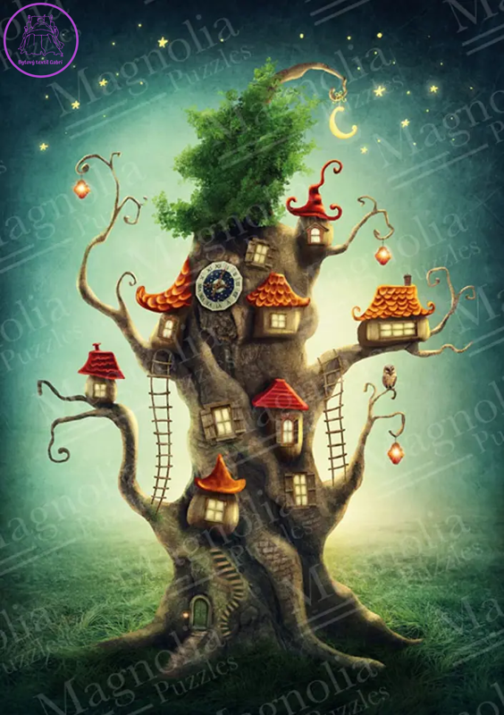 MAGNOLIA Puzzle Magický dům na stromě 1000 dílků