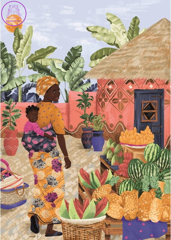 MAGNOLIA Puzzle Ghana 1000 dílků