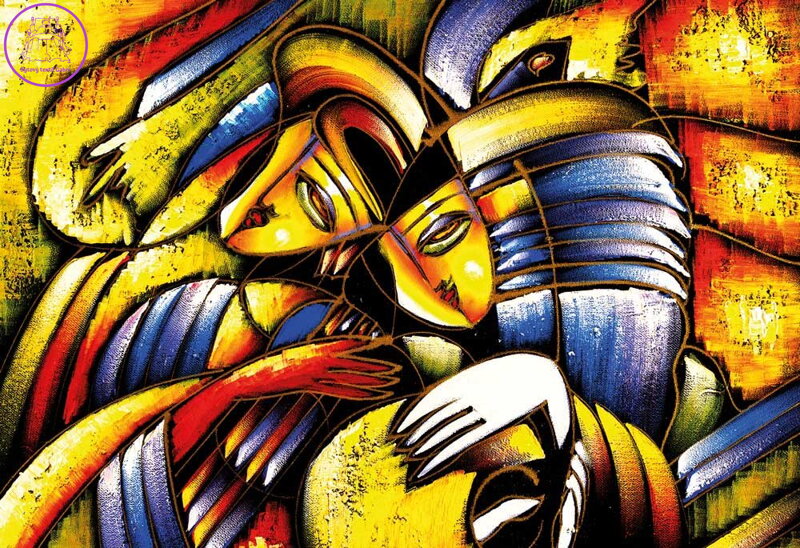 MAGNOLIA Puzzle Abstraktní tvář 1000 dílků