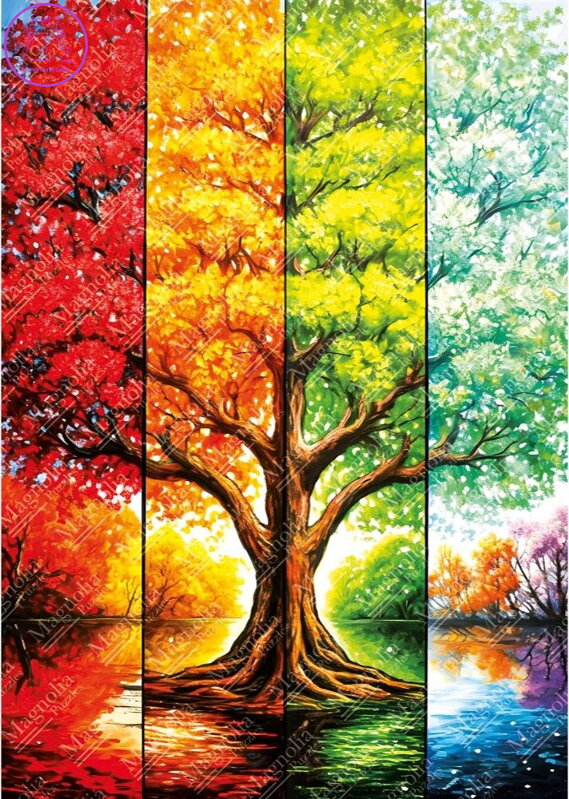 MAGNOLIA Puzzle Strom na podzim 1000 dílků