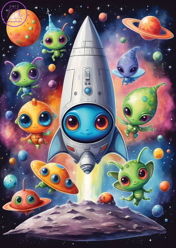 YAZZ Puzzle Mimozemšťané 1000 dílků