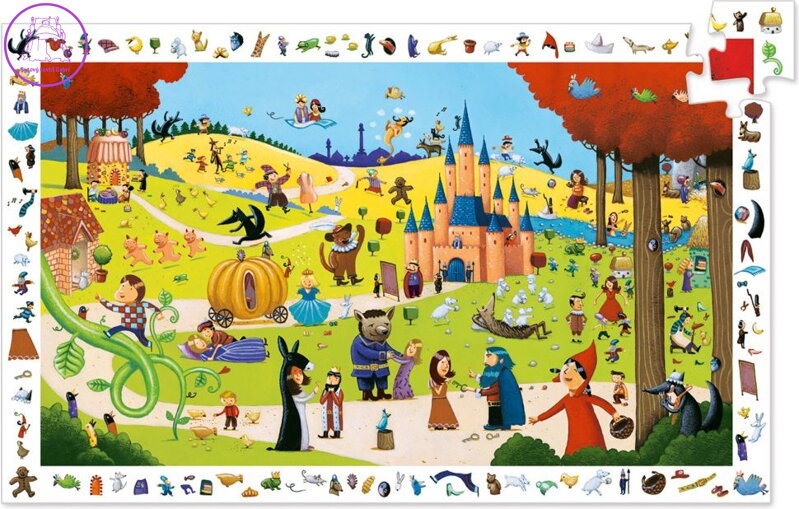 DJECO Puzzle Observation: Pohádky 54 dílků DJECO Puzzle Observation: Pohádky 54 dílků