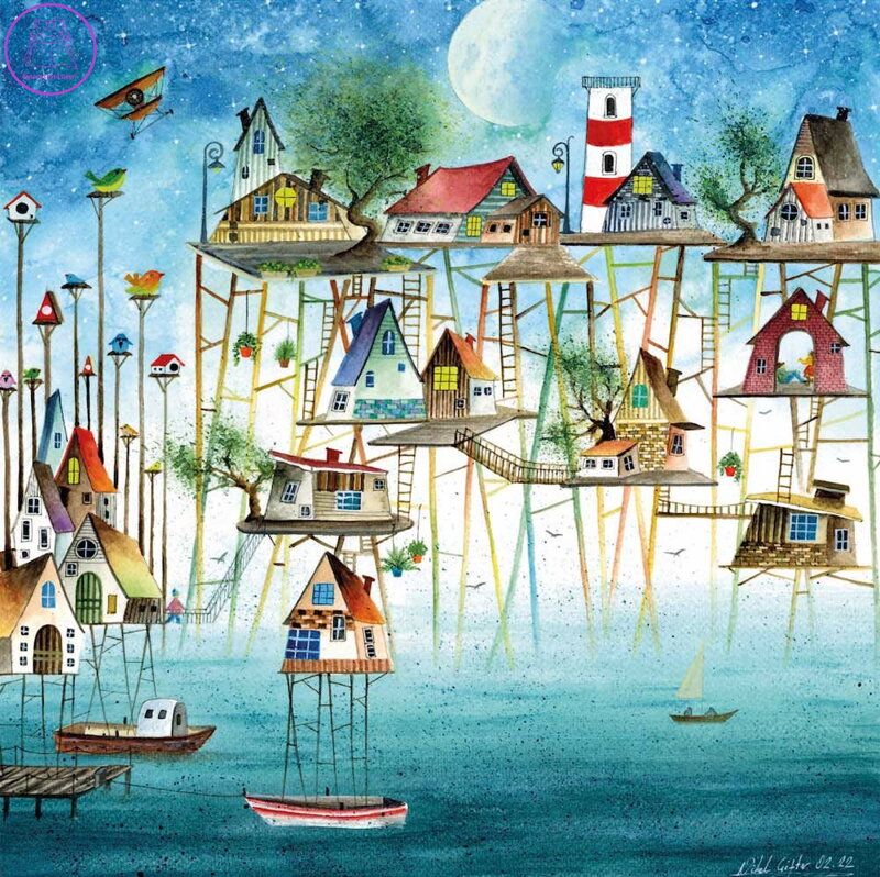 MAGNOLIA Puzzle Pier City 1023 dílků