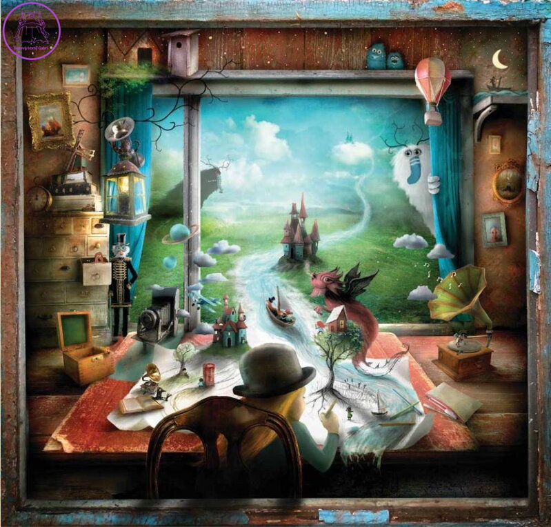 MAGNOLIA Puzzle Babiččin stůl 1023 dílků