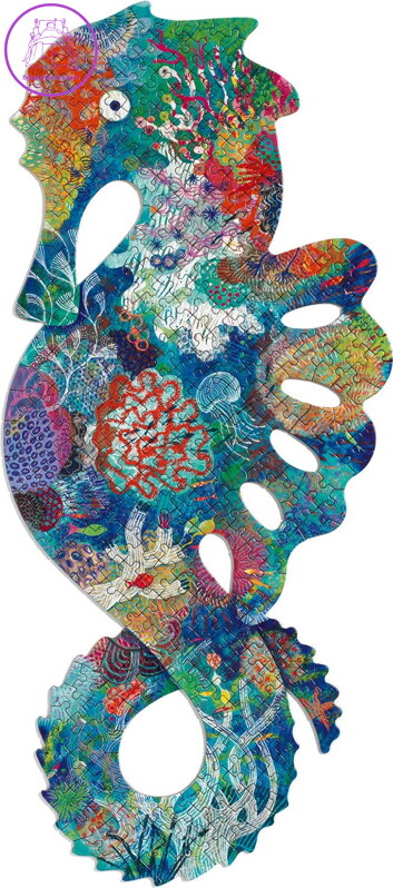 DJECO Obrysové puzzle Mořský koník 350 dílků