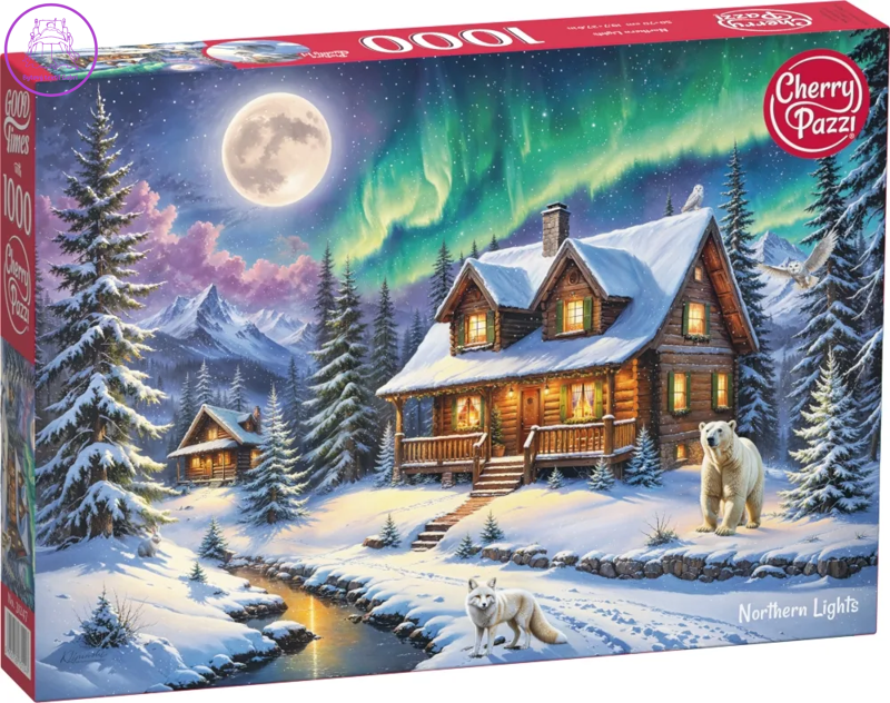 CHERRY PAZZI Puzzle Severní polární záře 1000 dílků CHERRY PAZZI Puzzle Severní polární záře 1000 dílků