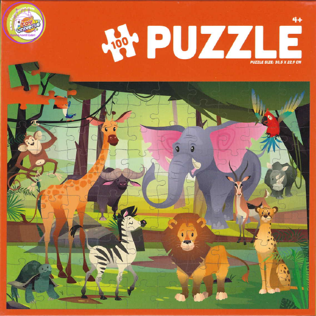 toy universe Puzzle Safari 100 dílků toy universe Puzzle Safari 100 dílků