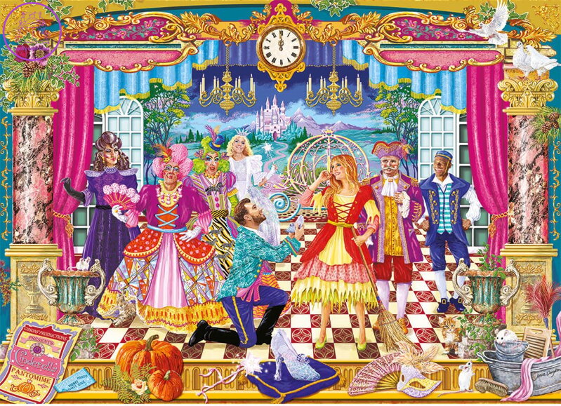 GIBSONS Puzzle Skleněný střevíček 1000 dílků