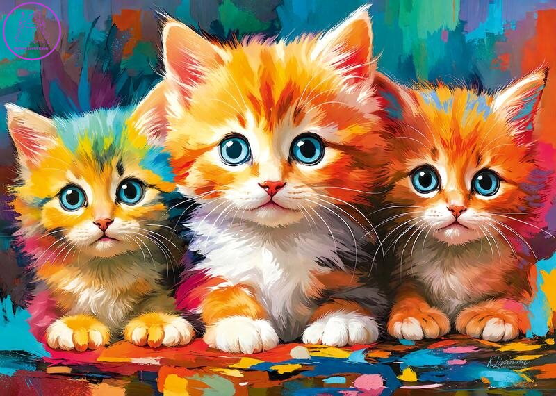 CHERRY PAZZI Puzzle Tři malá srdce 500 dílků CHERRY PAZZI Puzzle Tři malá srdce 500 dílků