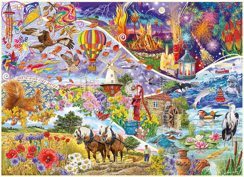 GIBSONS Puzzle Elementární 1000 dílků GIBSONS Puzzle Elementární 1000 dílků