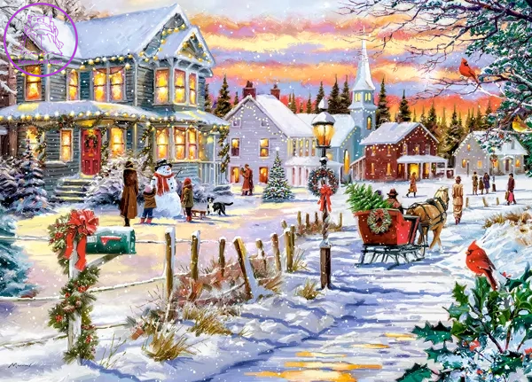 CASTORLAND Puzzle Vánoce přicházejí 180 dílků CASTORLAND Puzzle Vánoce přicházejí 180 dílků