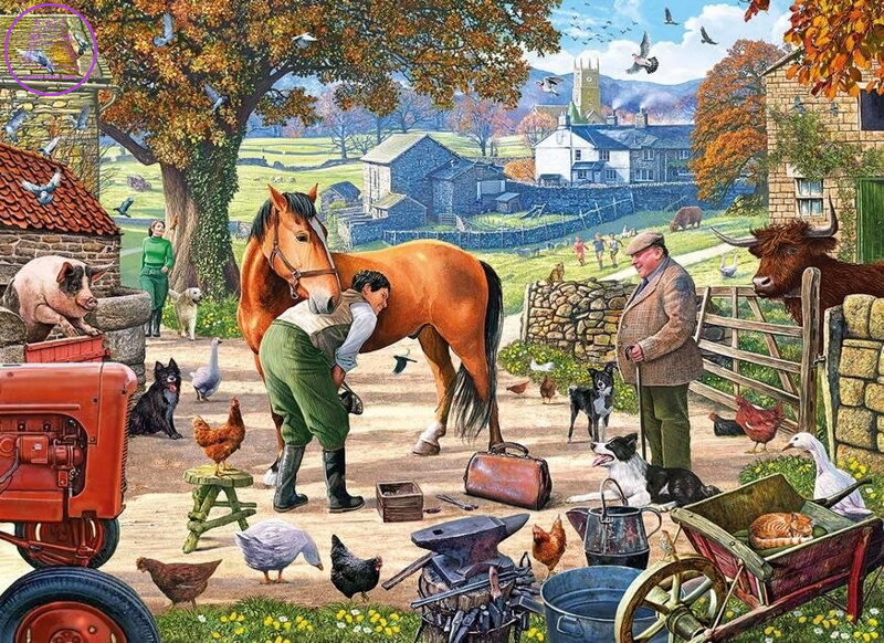 GIBSONS Puzzle Kovář na farmě 500 dílků GIBSONS Puzzle Kovář na farmě 500 dílků