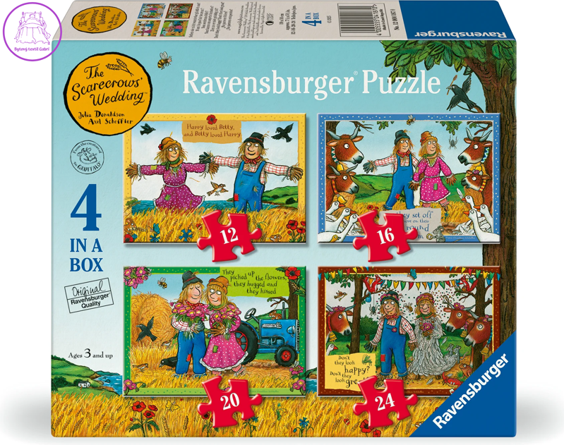 RAVENSBURGER Puzzle Marvel: Sídlo magického světla 4v1 (12,16,20,24 dílků)