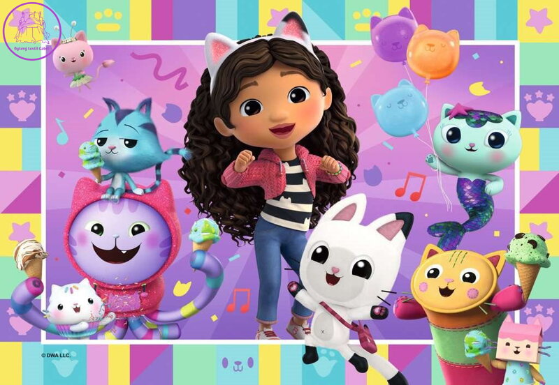 RAVENSBURGER Puzzle Gábinin kouzelný domek: Koťátka 35 dílků