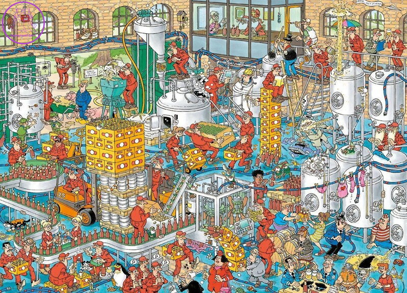 JUMBO Puzzle JvH Řemeslný pivovar 1000 dílků