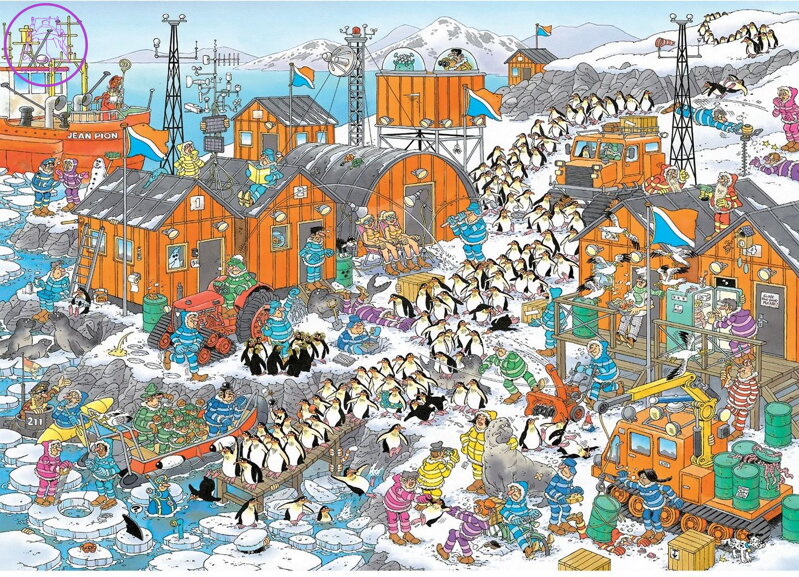 JUMBO Puzzle JvH Expedice na Jižní pól 1000 dílků