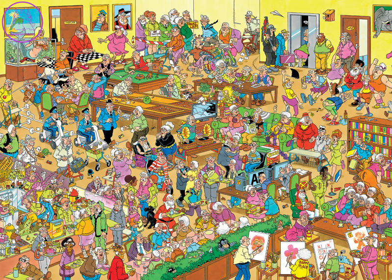 JUMBO Puzzle JvH Domov důchodců 1000 dílků