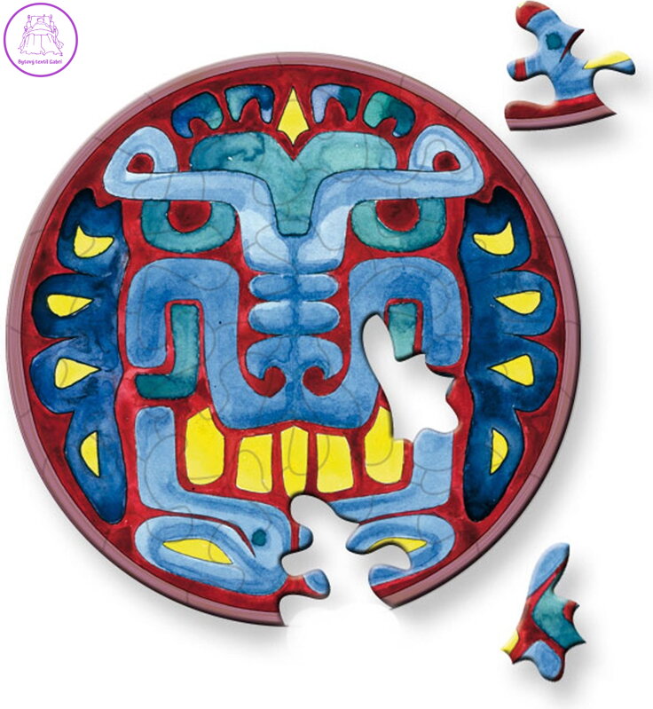 CURIOSI Kulaté puzzle Picoli: Maska 33 dílků