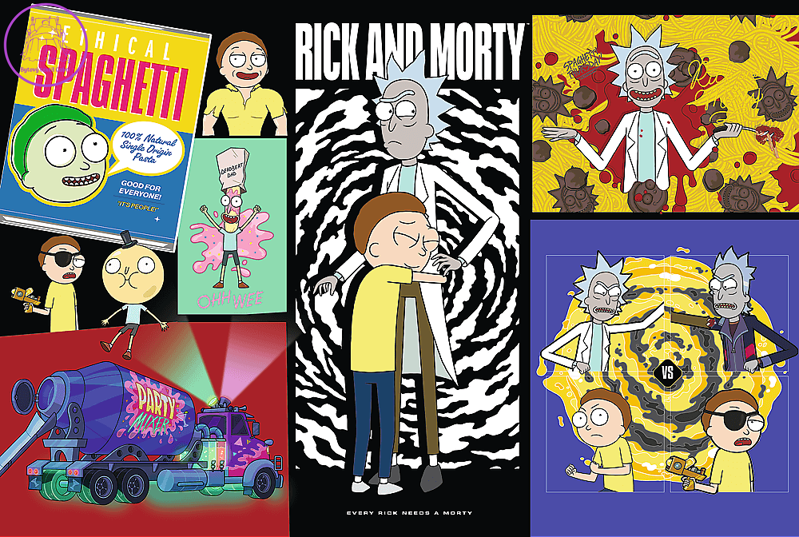 TREFL Puzzle Rick a Morty 300 dílků