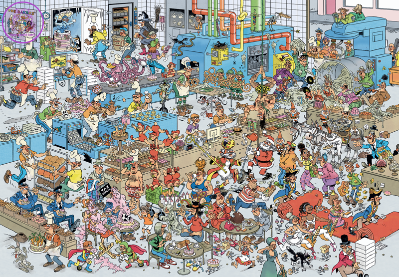 JUMBO Puzzle JvH Pekařství 2000 dílků